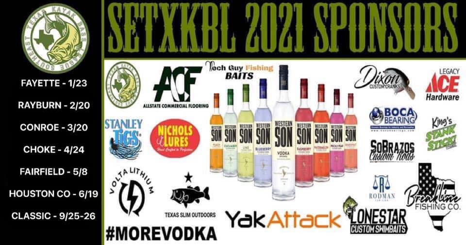 The 2021 schedule for SETXKBL