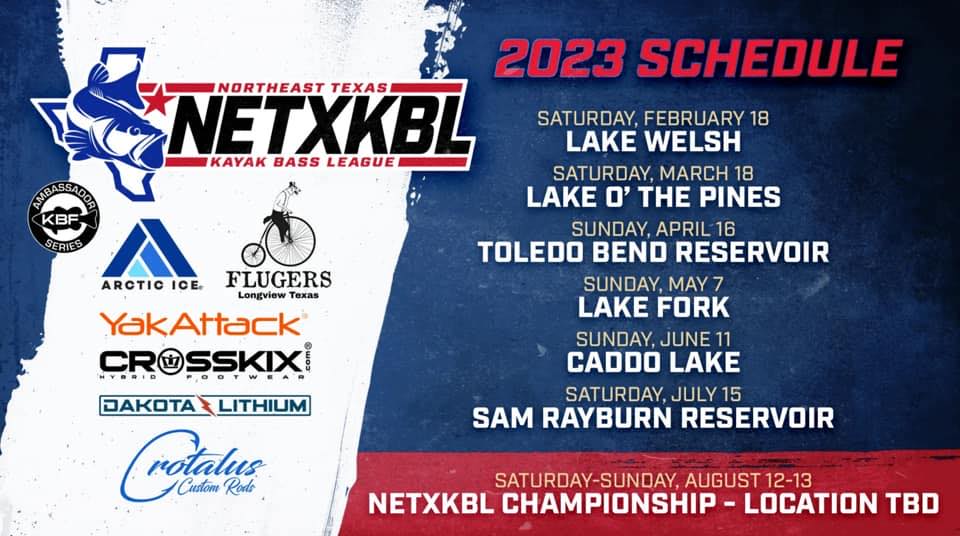 The 2023 schedule for KETXKBL