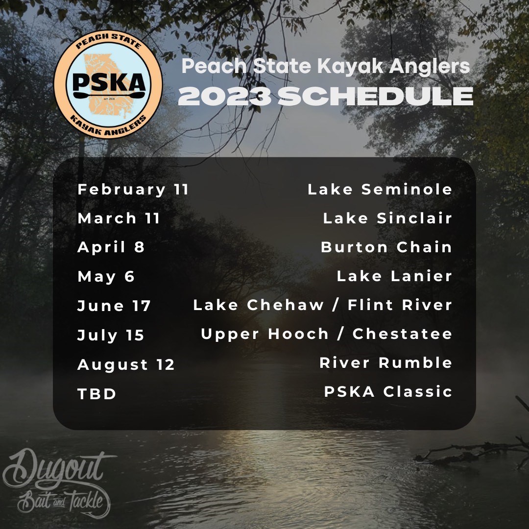 The 2023 schedule for PSKA