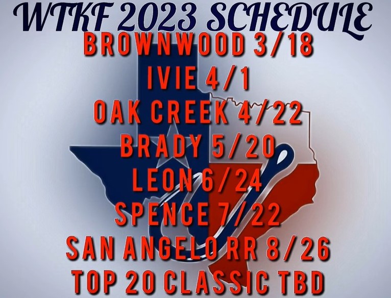 The 2023 schedule for WTKF
