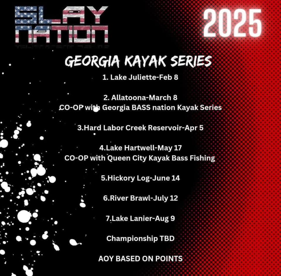 The 2025 schedule for GA Slay Nation