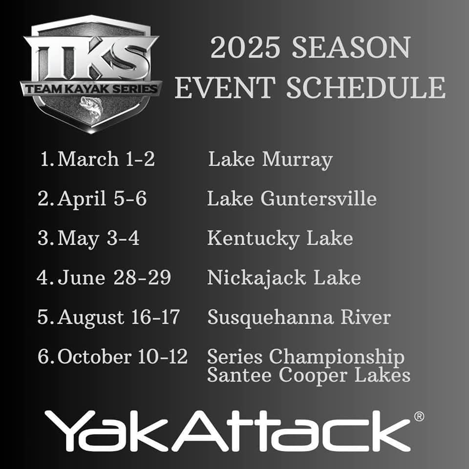 The 2025 schedule for TKS