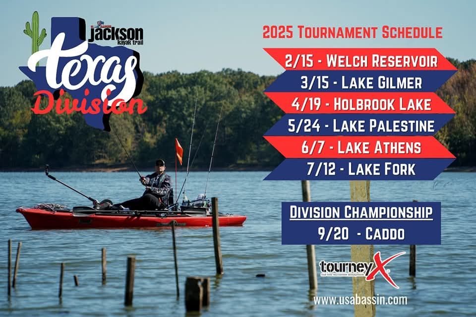 The 2025 schedule for USA BASSIN TX